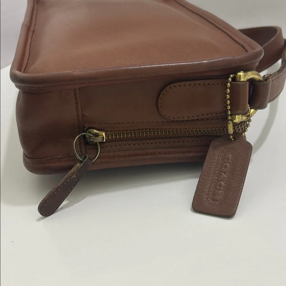 Coach Brown Leather Crossbody Bag